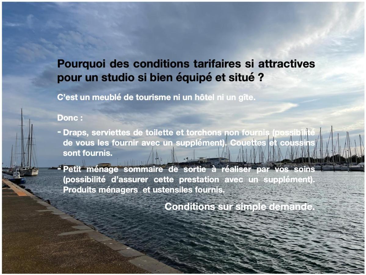 Studio - Les Pieds Dans L'Eau Agreable En Toutes Saisons 4 Couchages - Climatisation - Parking Prive - Piscine Sur Mer - Vue Magnifique Et Rare - Situation Optimum - Les Argonautes - Ile Des Pecheurs - Cap D'Agde Luaran gambar